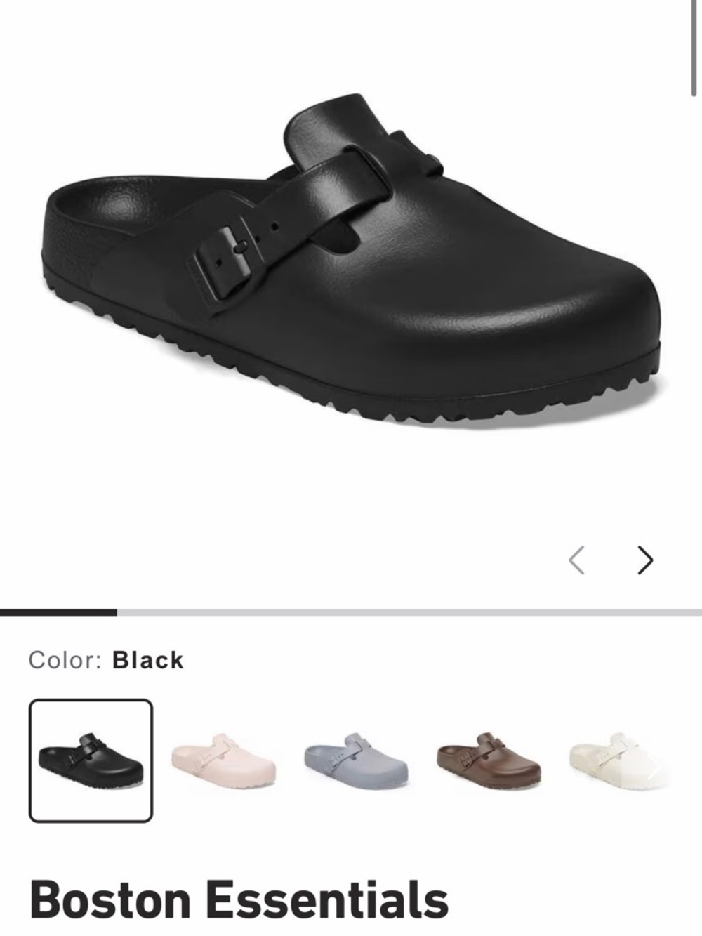 Birkenstock Women’s Black Boston Slip-On Clog — NEVER WORN